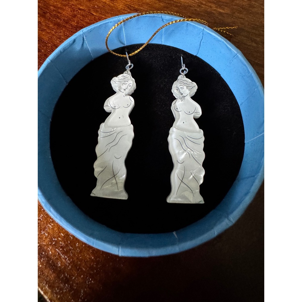 NIB Erstwilder Marble Muse Earrings, Never Worn